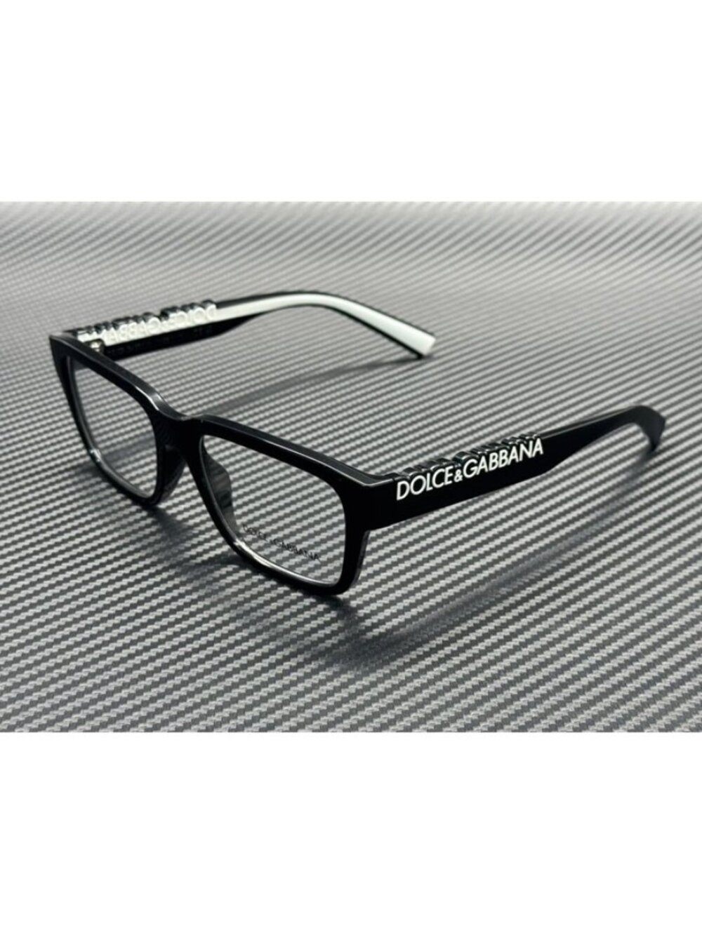 New Dolce & Gabbana Men Black Eyeglasses 53-17-145